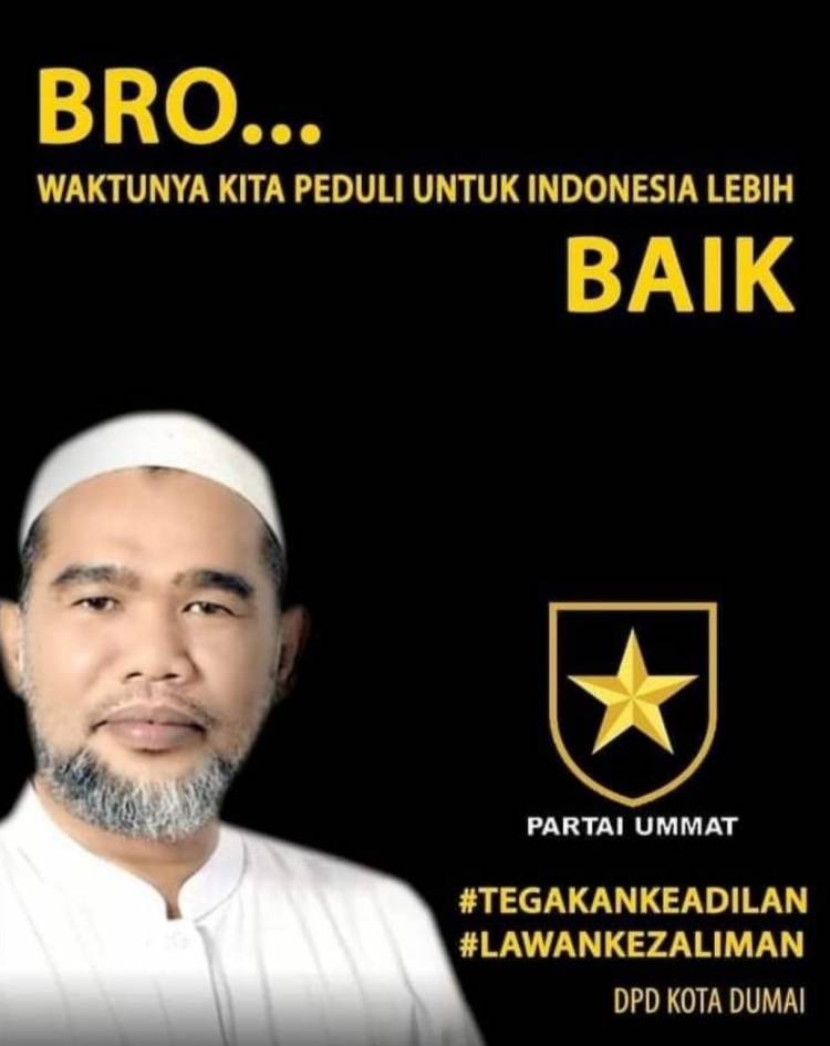 Besok Siang, DPD Partai Ummat Gelar Rakor Terbatas di Grand Zuri Dumai