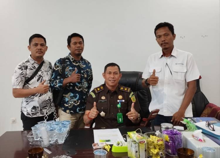 Jalin Sinergi, Forum Pemred Silaturahmi ke Pejabat Baru Kasi Intel Kejari Dumai