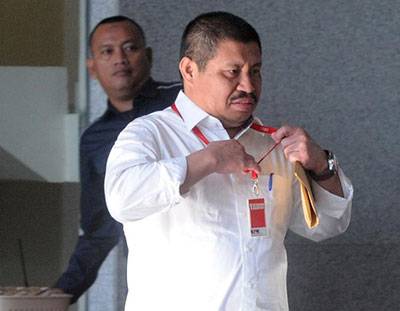 Mantan Bupati Bengkalis Amril Mukminin Hirup Udara Bebas