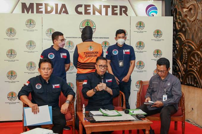 Direktur PT Sawit Inti Prima Perkasa Ditahan Gakkum KLHK