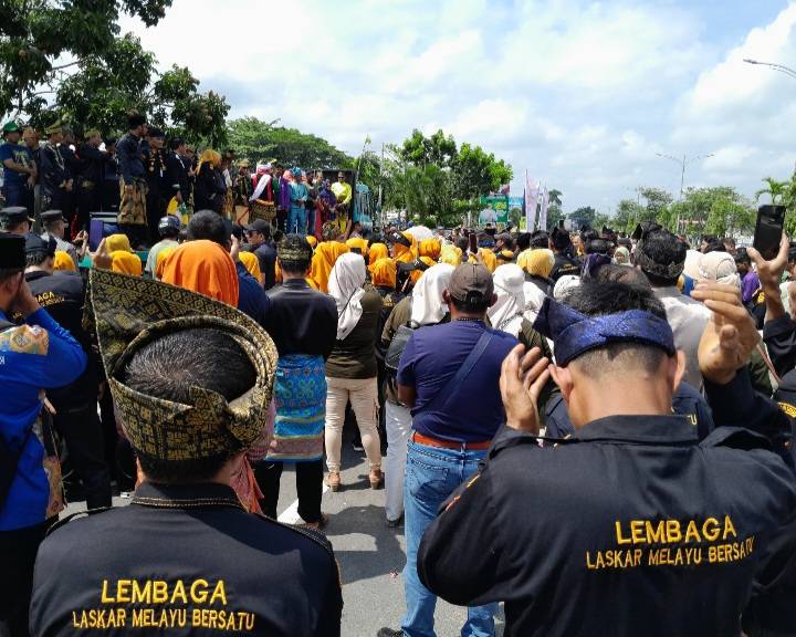 Pekik Dukungan Rempang Galang dari Taman Bukit Gelanggang
