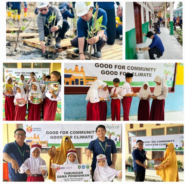Apical Dumai Gelar Beragam Kegiatan Peringati RGE Founder&rsquo;s Day 2024