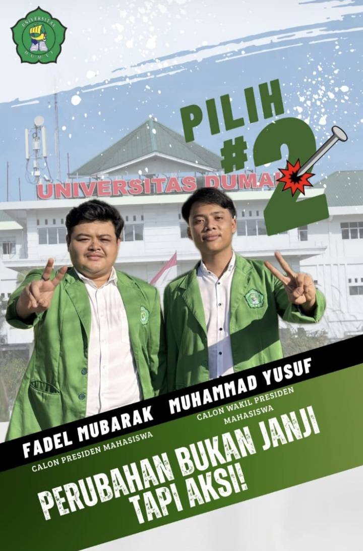 Fadel Mubarak Terpilih Menjadi Presiden Mahasiswa Universitas Dumai