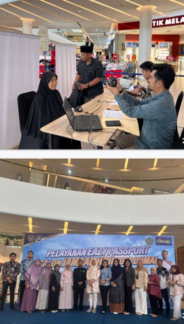 Imigrasi Buka Layanan Eazy Paspor Calon Jemaah Haji di Citimall Dumai