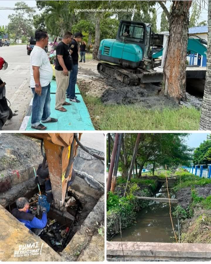Pemko Dumai Genjot Normalisasi Drainase, Kadis PU Satrya Alamsyah: Kami Siaga Banjir
