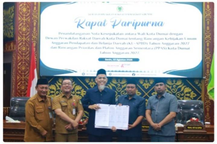 Pemko dan DPRD Dumai Kompak Sahkan KUA PPAS 2027