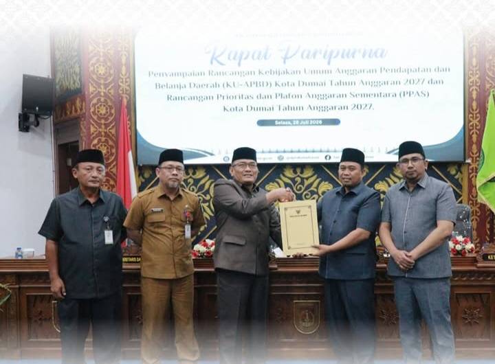 DPRD dan Pemko Dumai Sahkan APBD 2027 Rp1,7 Triliun