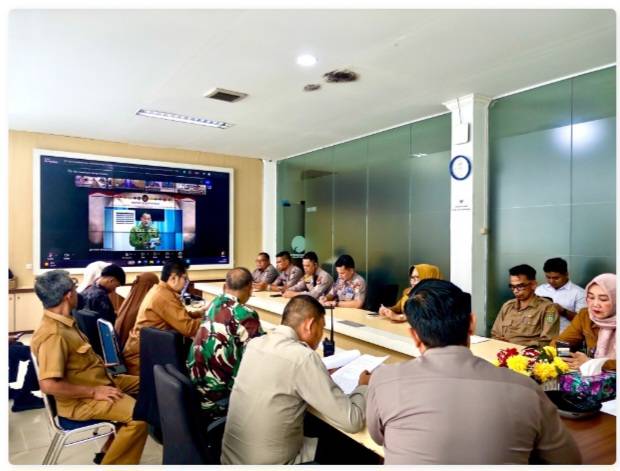 Menjadi Prioritas Nasional, Pemko Dumai Ikut Rakor Karhutla Bersama Menko Polkam