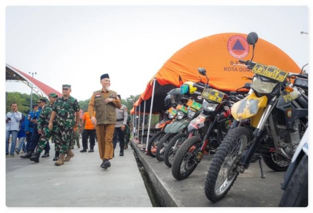 Turun Langsung Pimpin Apel, Walikota H Paisal Pastikan Dumai Aman dari Asap
