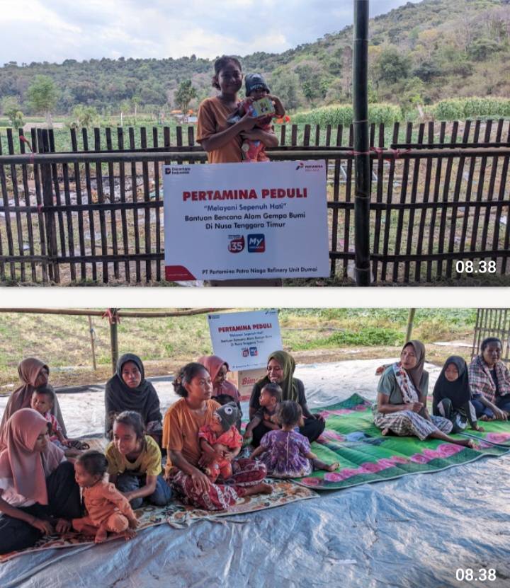 Pertamina Patra Niaga Kilang Dumai Hadirkan Harapan di Tengah Puing Gempa NTT