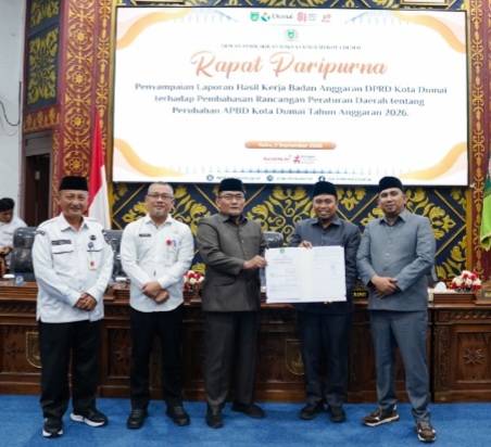 APBD Perubahan Rp2,24 Triliun Disahkan, Wawako Dumai: Pembangunan Gaspol