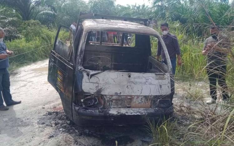 Pembunuh Pria dalam Mobil Terbakar, Berhasil Ditangkap Polres Bengkalis