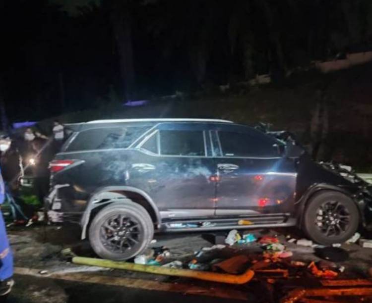 Laka Maut Tadi Malam, Dua Nyawa Melayang di Tol Pekanbaru-Dumai