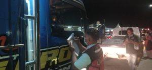 Cegah Laka-Lantas, Petugas Razia Microsleep di Tol Pekanbaru-Dumai