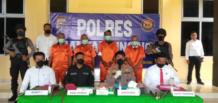 Tiga Ditangkap dalam Bentrokan Kelompok Tani dengan Pekerja PT BRJ Kuansing