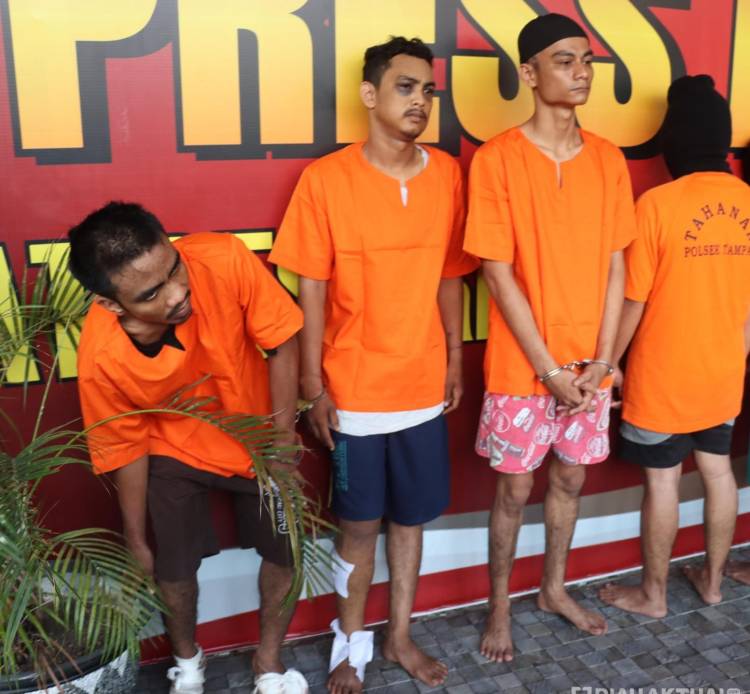 2 Dari 3 Pelaku Curas Ditembak Tim Gabungan Polda Riau dan Polresta Pekanbaru