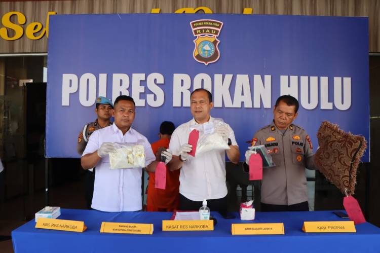 Kuril Sabu Jaringan Internasional Ditangkap Jajaran Polda Riau