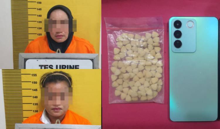 Jadi Bandar Inek, Wanita Asal Dumai Ditangkap Polres Bengkalis Bersama 95 Butir Pil Ekstasi