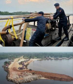 Dinas Kelautan dan Perikanan Riau Kecolongan, KKP Pusat Hentikan Aktifitas Reklamasi di Pantai Koneng, Kota Dumai