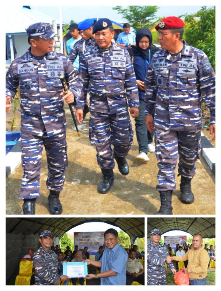 Danlanal Dumai Kunker ke Inhil