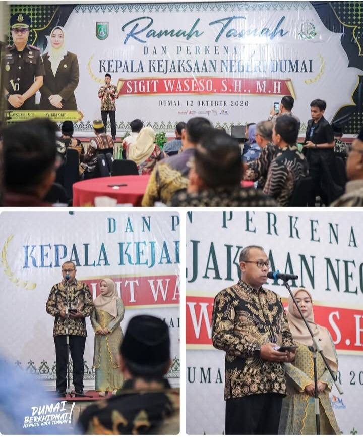 Malam Kenal Ramah Kajari Dumai, Walikota H Paisal: Bangun Sinergitas Kota Idaman