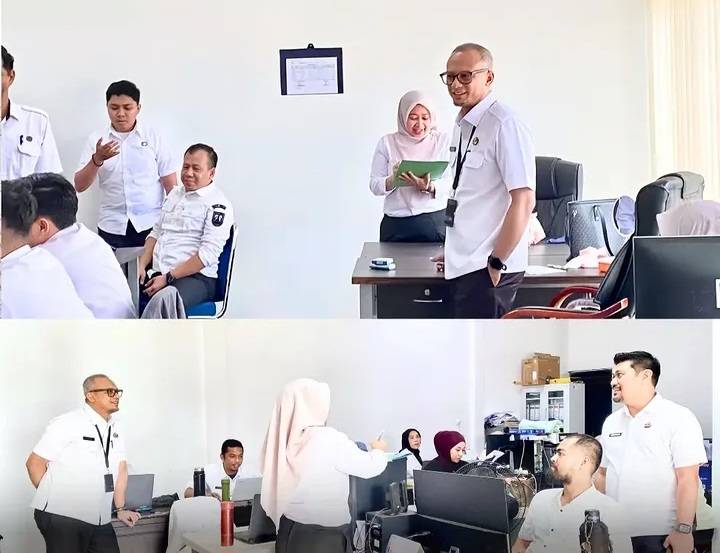 Tegakkan Disiplin ASN, Kadispertaru Dumai Sidak Ruangan Kerja Pegawai