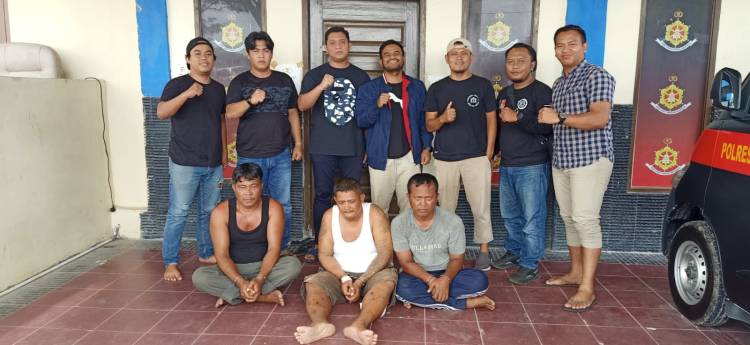 Tim Reskrim Polres Bengkalis Tangkap Tiga Pelaku Curas