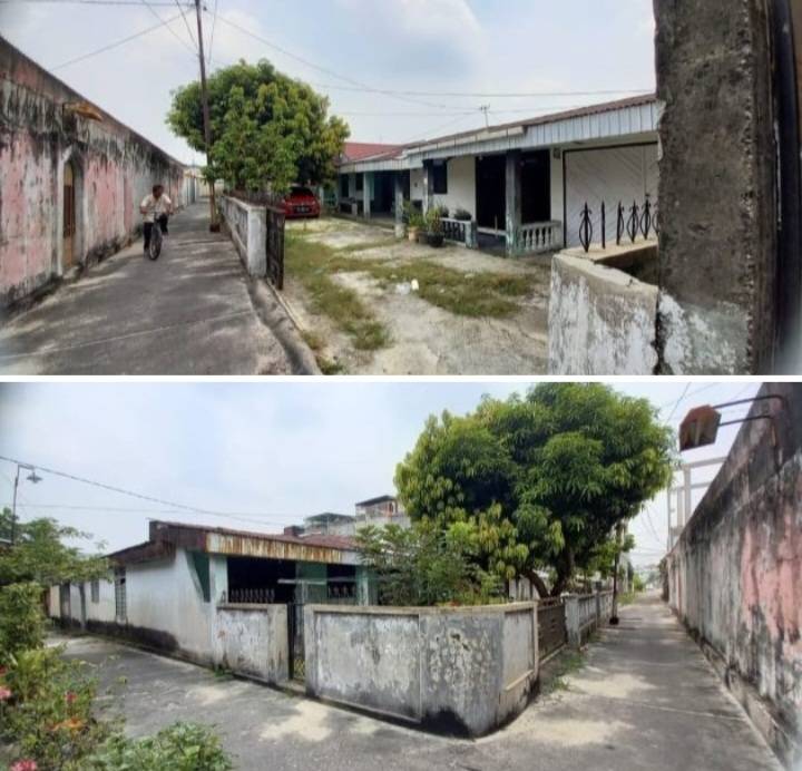 DIJUAL TANAH BESERTA 3 PETAK RUMAH