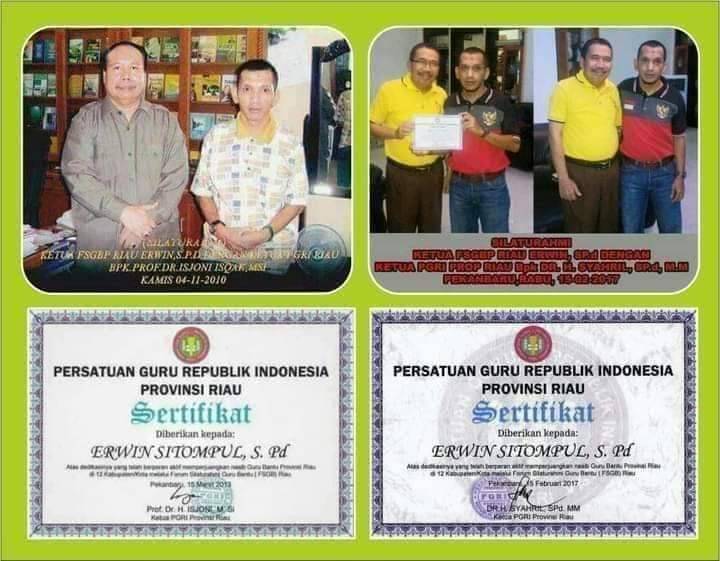 Aktivis Pendidikan Riau, Erwin Sitompul S.Pd Minta Pemprov Riau Prioritaskan Hak Guru