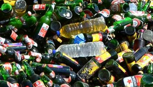 Operasi Pekat Lancang Kuning 2022, Polres Dumai Amankan Ribuan Botol Miras