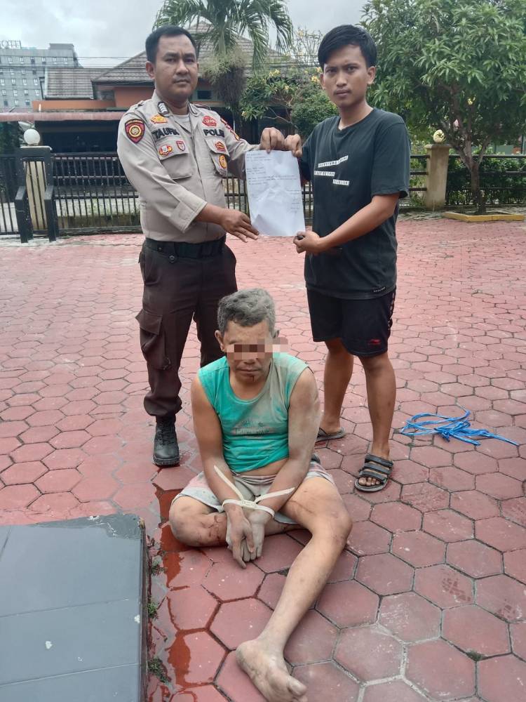 Nabrak Tembok dengan Motor Curian, Pelaku Curanmor ini Luka-luka