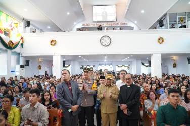Gubernur, Kapolda Bersama Forkopimda Lainnya Tinjau Perayaan Natal, Irjen M Iqbal: Riau Dalam Kondisi Aman dan Kondusif