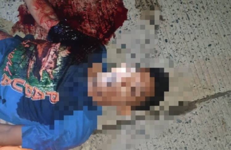 Dumai Geger, Pria Berkaos Biru Tewas Ditebas dengan Parang